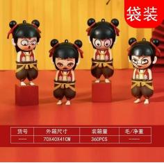 哪吒变脸娃娃创意玩偶摆件纪念品公仔解压搞怪钥匙扣批发 ，20个起批