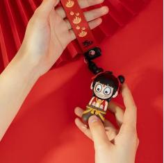 哪吒变脸娃娃创意玩偶摆件纪念品公仔解压搞怪钥匙扣批发 ，20个起批