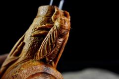 崖柏【把壶and烟斗】竹子题材，把把壶和烟斗，都特别的雅气，竹报平安、知足常乐！