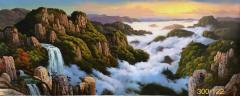 朝鲜大幅油画 300厘米