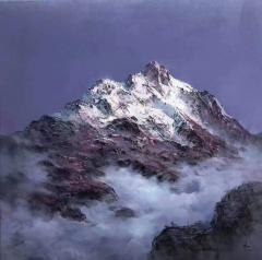 油画金山银山120.120