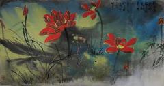 傅云石老师作品，178x95cm托片