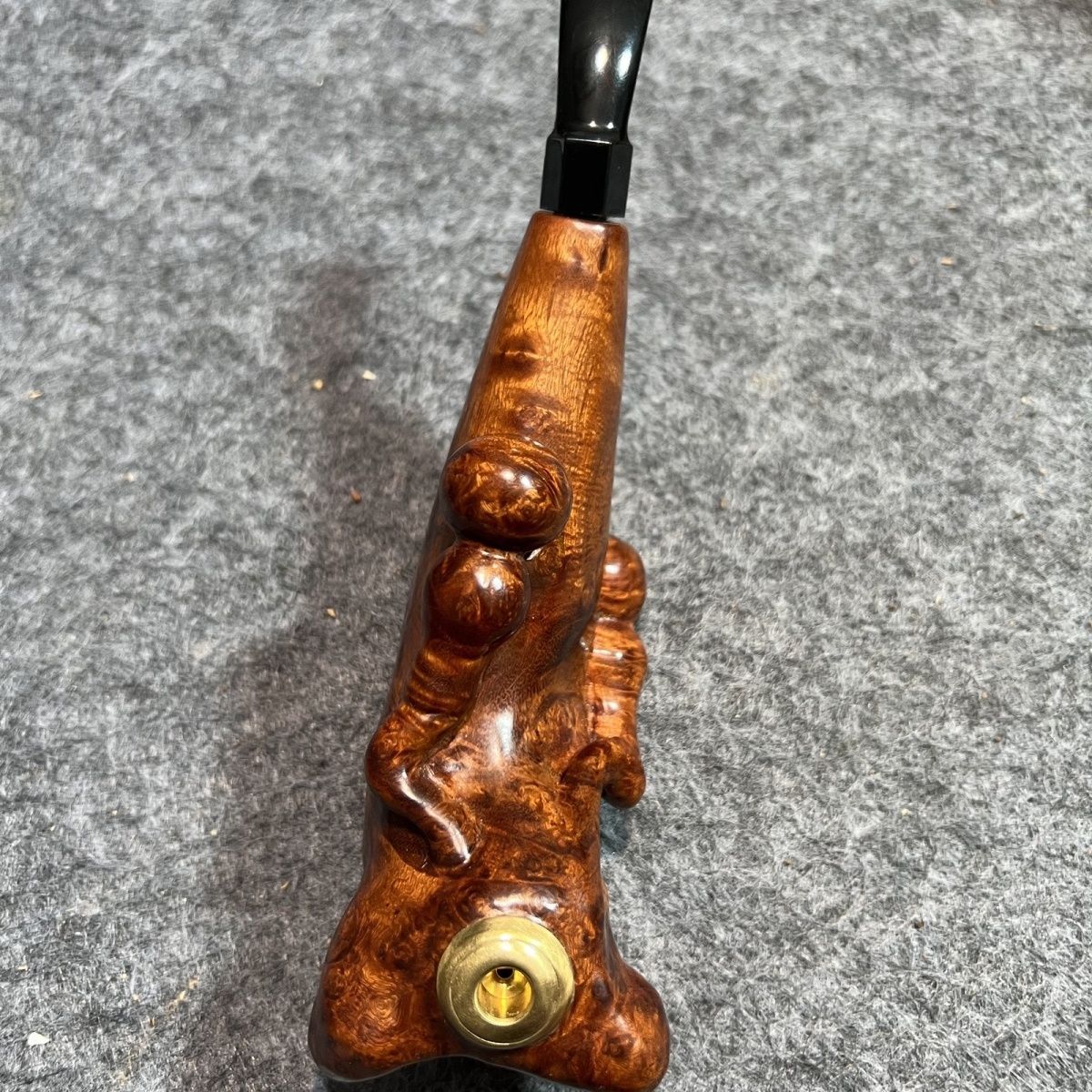 北镇陈化高档火琉璃(精品烟斗)崔大师纯手工雕刻葫芦高级