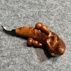 北镇陈化高档火琉璃(精品烟斗)崔大师纯手工雕刻葫芦高级