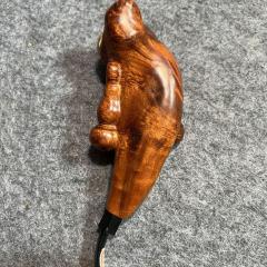 北镇陈化高档火琉璃(精品烟斗)崔大师纯手工雕刻葫芦高级