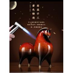 礼之源马到成功铜马摆件客厅酒柜书房办公桌装饰商务开业乔迁礼品