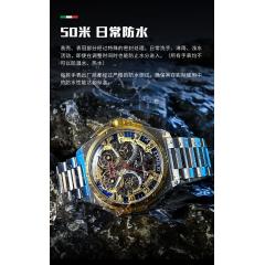 瑞士2025新款品牌腕表男士高档商务潮款多功能机械表全自动高配版