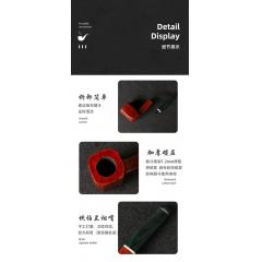 经典进口手工石楠木直柄判官烟斗坎伯兰烟嘴加厚耐烧烟锅豪华礼品