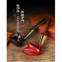 ERLIAO进口石楠木郁金香长柄烟斗德国坎伯兰烟嘴老式斗锅斗客礼品
