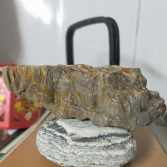 沙漠漆象形叠山,阿拉善沙漠奇石树化玉天然籽,崇山峻岭,千层叠障