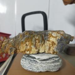 沙漠漆象形叠山,阿拉善沙漠奇石树化玉天然籽,崇山峻岭,千层叠障